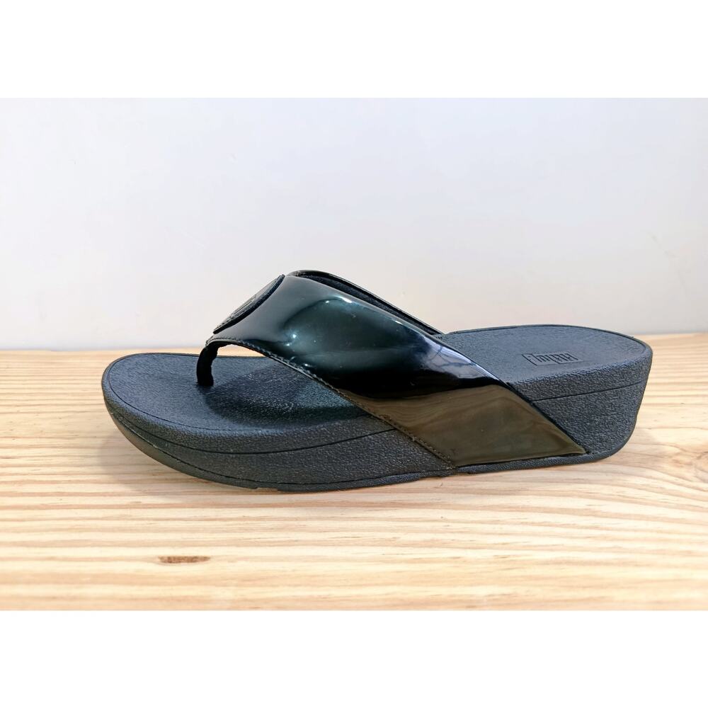 Women’s FitFlop Black Thong Sandals. Size 7 US Women - Picture 3 of 9